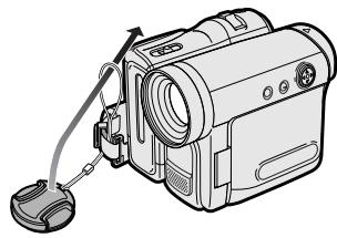 SHARP VLZ300S - Using the Lens Cap - 1