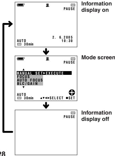 SHARP VLZ300S - DISPLAY/MODE SET button - 1