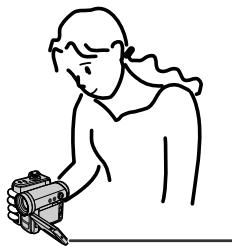 SHARP VLZ300S - Holding the camcorder - 3