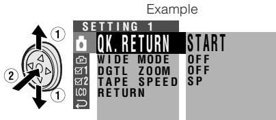 SHARP VLZ300S - Note: - 1