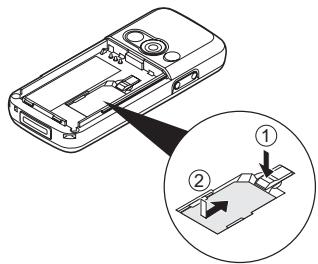 SHARP GX15 - Removing the SIM Card and the Battery - 3