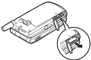 SHARP GX30I - Removing the Memory Card - 1