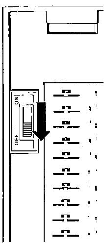 SHARP VC-7700S - Commutateur d'alimentation l'interrupteur général de l'appareil est - 2