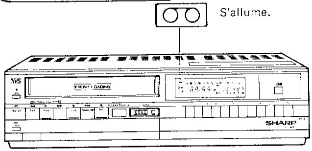 SHARP VC-8482N/S - Mise en place et chargement de la cassette - 2