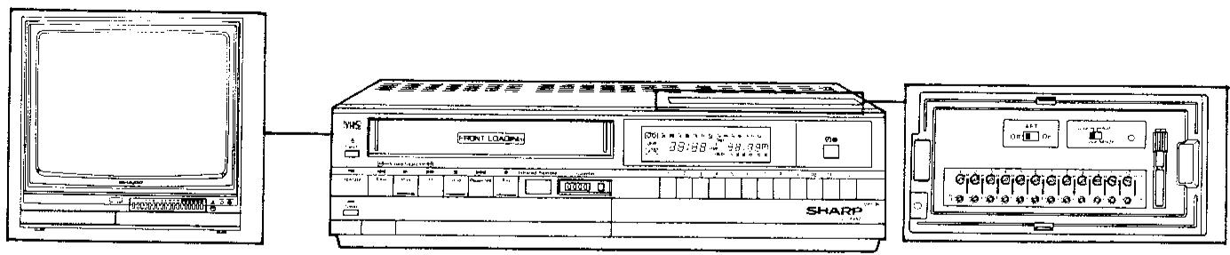 SHARP VC-8482N/S - - Prérglage du tuner incorpore - 1
