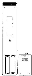 SHARP VC-8482N/S - Mise en place des piles - 2