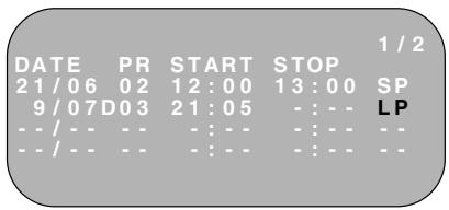 SHARP VC-FH30FPM - HOW TO SET A DELAYED RECORDING - 2