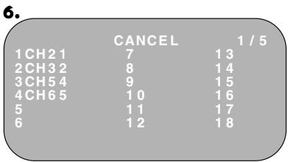 SHARP VC-FH30FPM - DELETING CHANNELS - 3