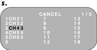 SHARP VC-FH30FPM - DELETING CHANNELS - 2