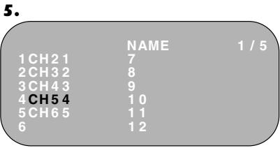 SHARP VC-FH30FPM - RE-NAMING CHANNELS - 2