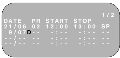 SHARP VC-FH30FPM - SETTING A RECORDING - 3