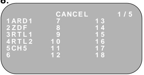 SHARP VC-MH71SM - DELETING CHANNELS - 3