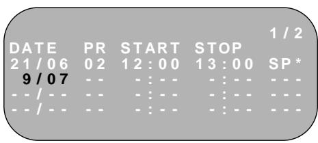 SHARP VC-MH71SM - SETTING A RECORDING - 2