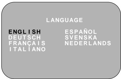 SHARP VC-MH71SM - CHANGING THE ON-SCREEN DISPLAY LANGUAGE - 1