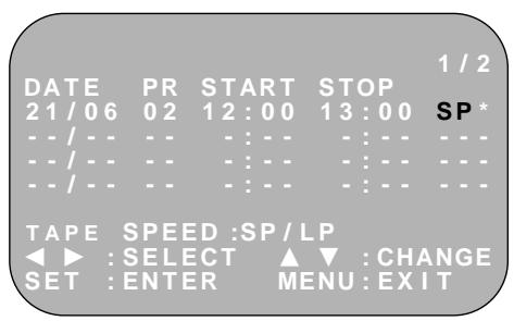 SHARP VC-MH71SM - HOW TO USE SHOWVIEW TO MAKE A RECORDING - 1