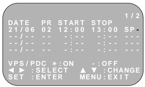 SHARP VC-MH71SM - HOW TO USE SHOWVIEW TO MAKE A RECORDING - 2
