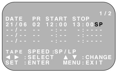 SHARP VC-MH75FPM/MH76FPM - HOW TO USE SHOWVIEW TO MAKE A RECORDING (VC-MH76FPM) - 1