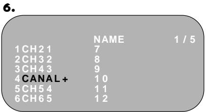 SHARP VC-MH75FPM/MH76FPM - RE-NAMING CHANNELS - 3