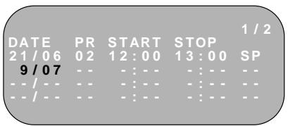 SHARP VC-MH75FPM/MH76FPM - SETTING A RECORDING - 2