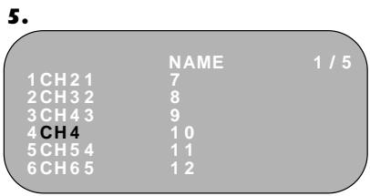 SHARP VC-MH75FPM/MH76FPM - RE-NAMING CHANNELS - 2