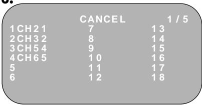 SHARP VC-MH75FPM/MH76FPM - DELETING CHANNELS - 3