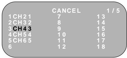 SHARP VC-MH75FPM/MH76FPM - DELETING CHANNELS - 2