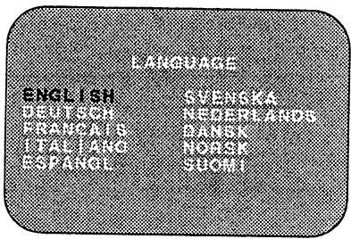 SHARP VC-MH761SM - CHANGING THE ON-SCREEN DISPLAY LANGUAGE - 1