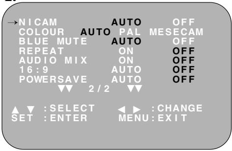 SHARP VC-S2000GM - MODE SELECTION - 2