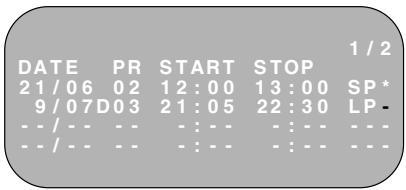SHARP VC-S2000GM - SETTING A RECORDING - 5