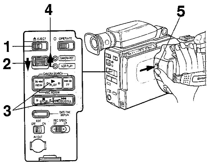 SHARP VL-C7200S - Raccord d'enregistrement - 1