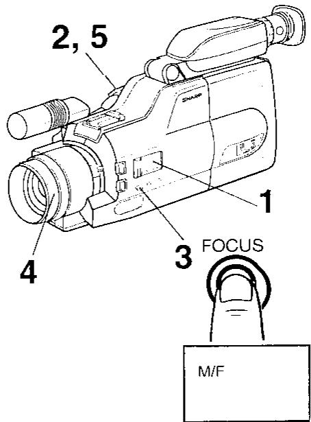 SHARP VL-C7200S - Verrouillage de l'équilibrage du blanc - 1