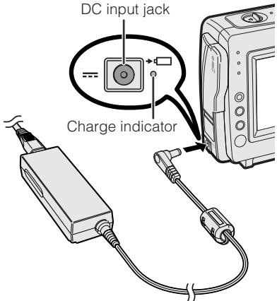 SHARP VL-NZ50S - Charging the Battery Pack - 2