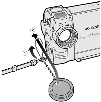 SHARP VL-NZ50S - Using the Lens Cap - 2