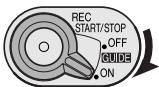 SHARP VL-NZ50S - Turning on the recording guide - 1