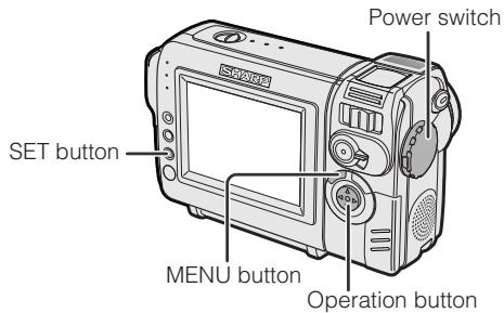 SHARP VL-NZ50S - Selecting the Language for the On-screen Display - 1