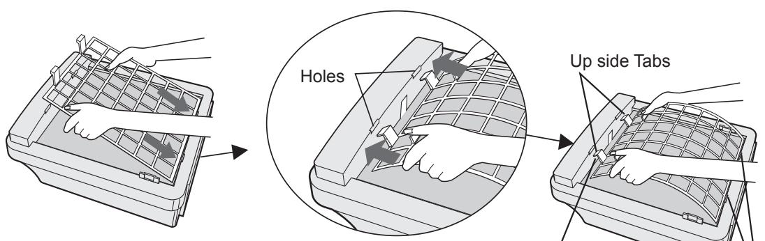 SHARP FU-W28E - Install the filters - 3