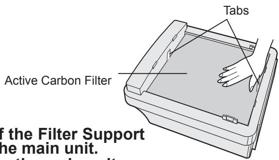 SHARP FU-W28E - Install the filters - 2