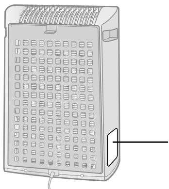 SHARP FU-Y30EU - Notez la date de départ d'utilisation des filtres sur l'étiquette de date. - 1