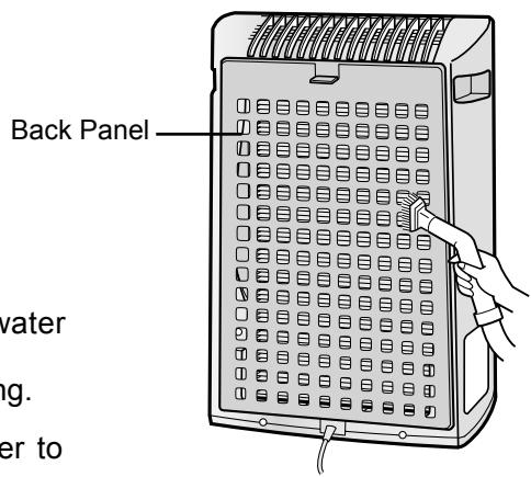 SHARP FU-Y30EU - When the back panel has stubborn dirt - 1