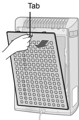 SHARP FU-Y30EU - Remove the filter - 1