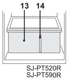 SHARP SJ-PT690R - Puu- ja juurviljalaegas - 1