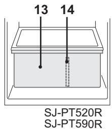 SHARP SJ-PT690R - Fruit and vegetable crisper - 1