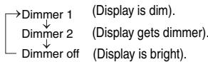SHARP XL-(BK) - ■ Display brightness control - 1