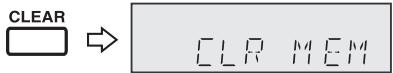 SHARP XL-DH20NH - To erase entire preset memory - 1