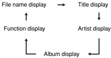 SHARP XL-DH350NH - Procedure to playback MP3/WMA disc with folder mode on - 3