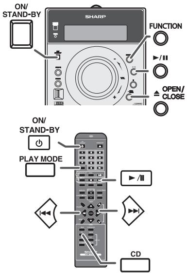 SHARP XL-DH350NH - Various iPod functions - 1