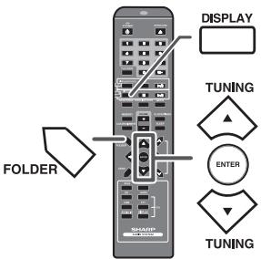 SHARP XL-DH350NH - About folder playback order - 2