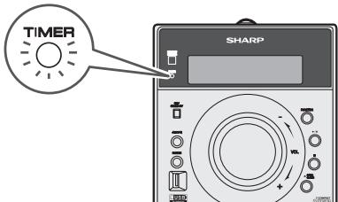 SHARP XL-DH350NH - Before setting timer: - 2