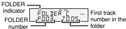 SHARP XL-DH350NH - Procedure to playback MP3/WMA disc with folder mode on - 2