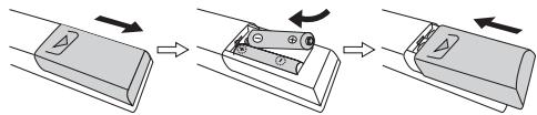 SHARP XL-DH350NH - Battery installation - 1